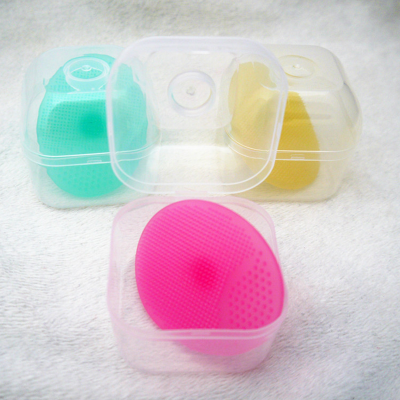 Healthy Soft Silicone Gel Baby Infant Kids Shampoo Shower Body Massage Head Hair Bath Clean Face Brush Sponge