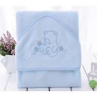 Baby Bath Towel Wholesale 100% Bamboo Fiber Soft and Comfortable 90x90cm 345gsm Infant Towel Babies Hooded Towel